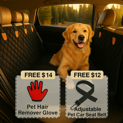 Hard Bottom Water-Proof Non Slip Dog Car Seat Cover