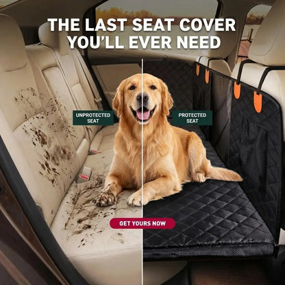 Hard Bottom Water-Proof Non Slip Dog Car Seat Cover