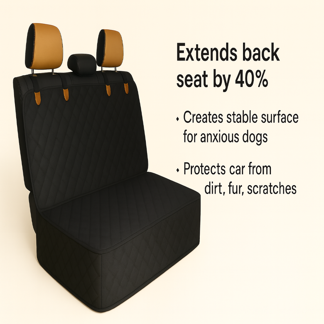 Hard Bottom Water-Proof Non Slip Dog Car Seat Cover