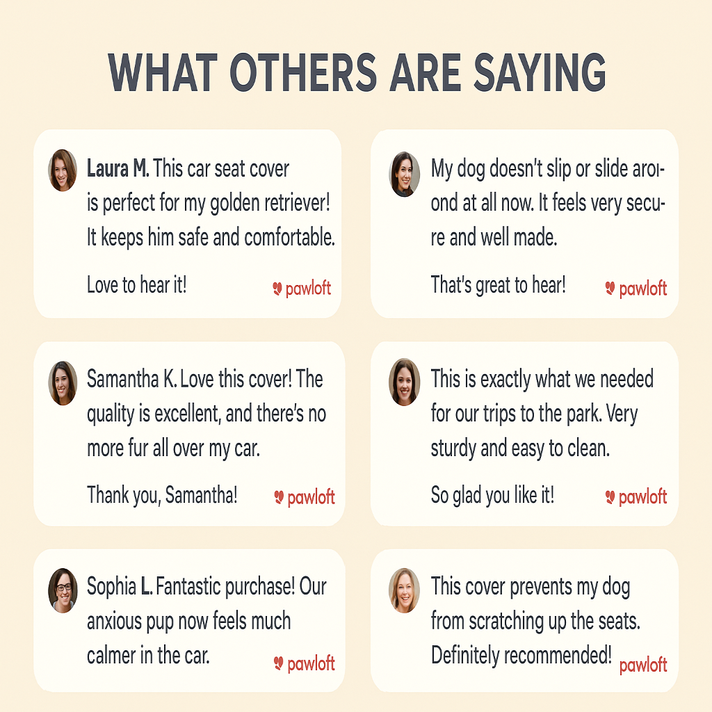 Hard Bottom Water-Proof Non Slip Dog Car Seat Cover